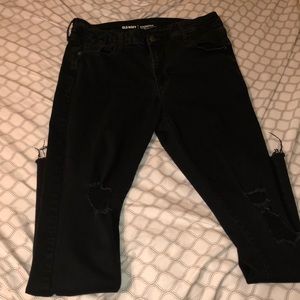 Old navy rockstar ripped skinny jeans